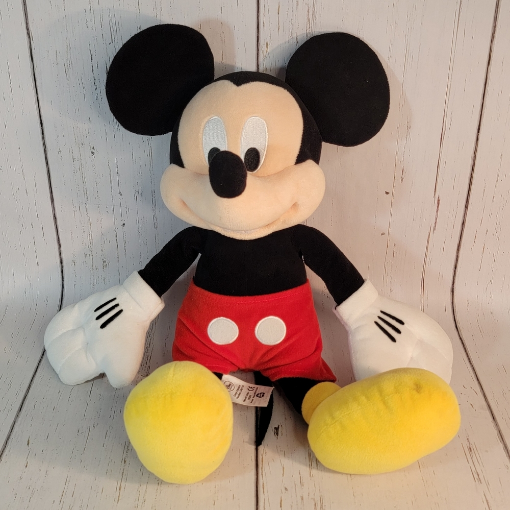Disney Mickey Mouse Y2K Stuffed Plush Toy Collectible Medium